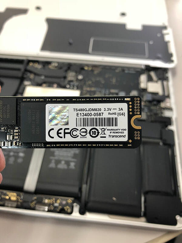 交換用SSD JetDrive