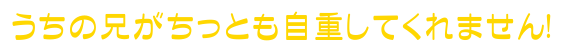 うちの兄がちっとも自重してくれません!